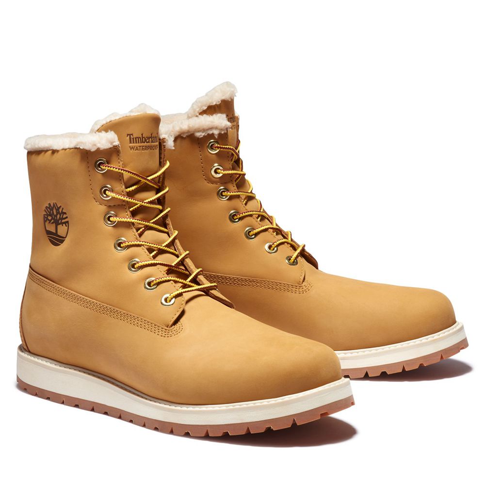 Timberland 6-Inch Μποτακια Ανδρικα Καφε - Richmond Ridge Waterproof - Greece 6420871-EG